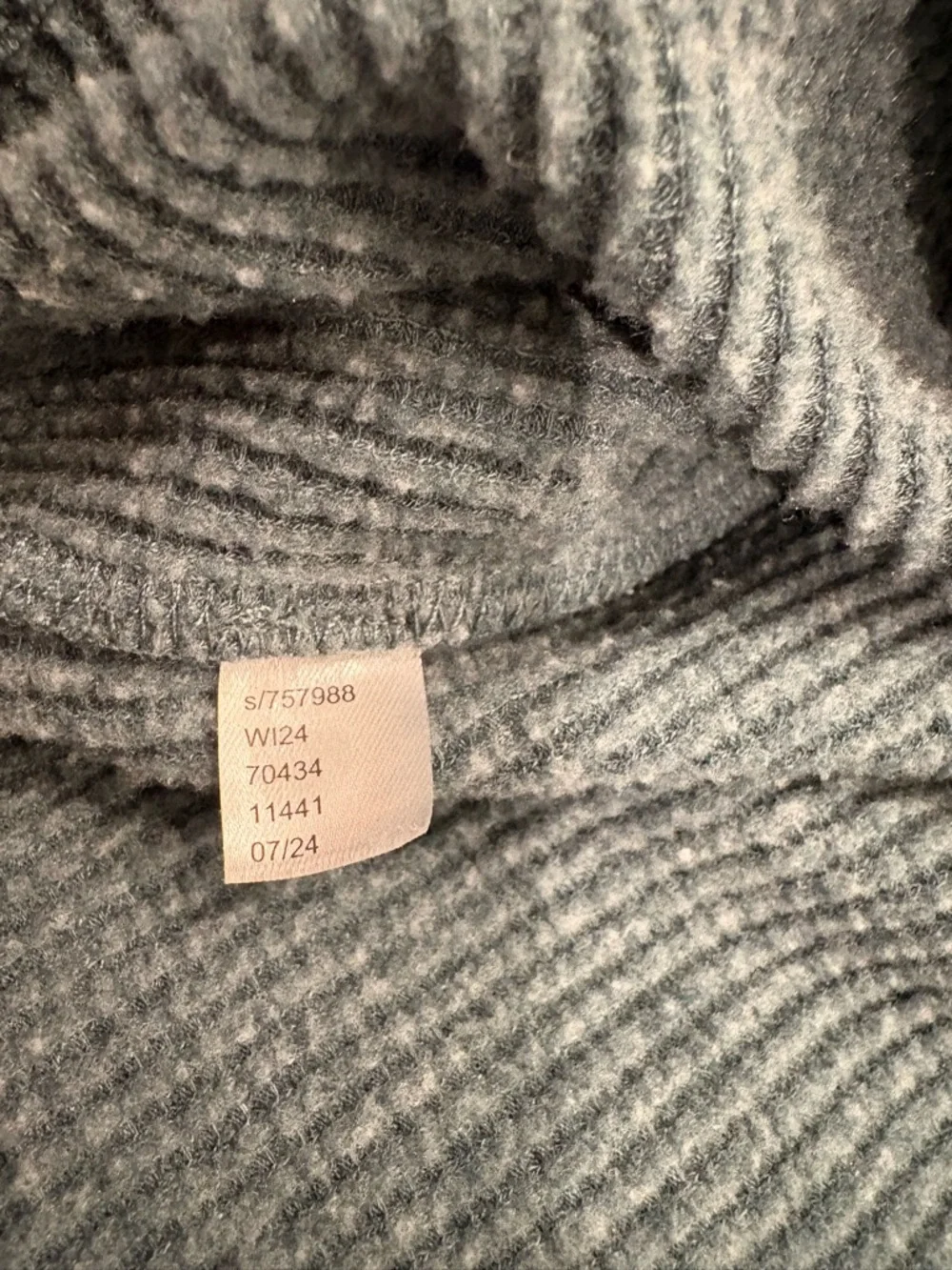 LOU & GREY Teal Waffle Knit Mock Neck Cropped Top Size M - Picture 8 of 8